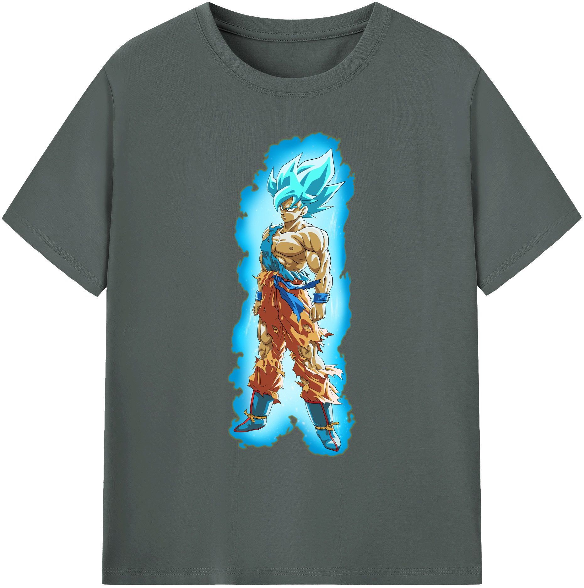 （画像用） ドラゴンボール 孫悟空（そん ごくう）Son Goku カカロット DRAGON BALL Kakarotto 綿100％ メンズ半袖Tシャツ｜肌触りやわらか＆通気性